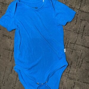 Little Sleepies Vibrant Blue Kids Bodysuit